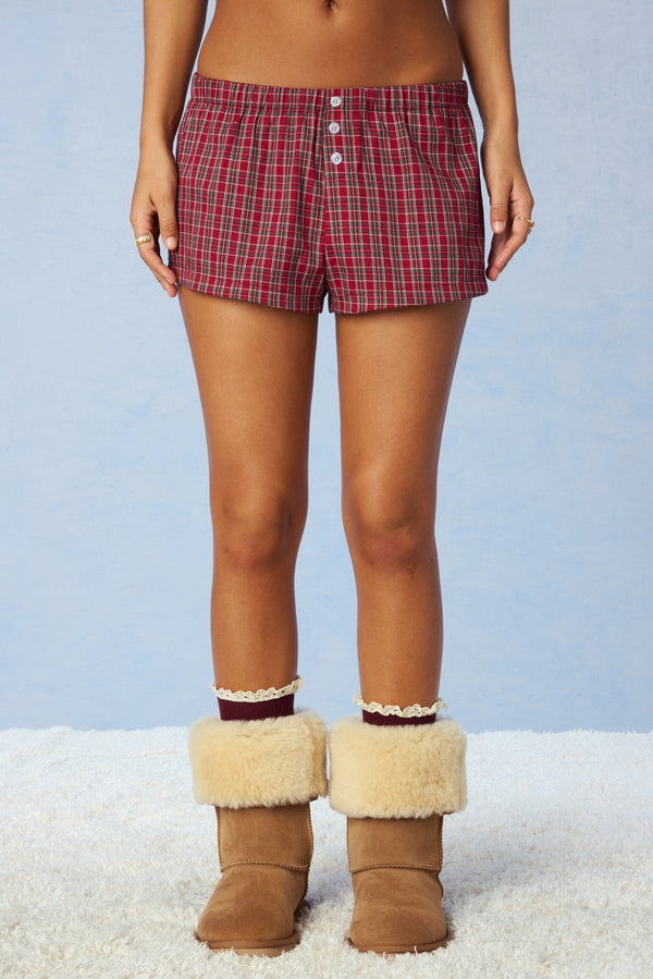 Dreaming Of Edikted Plaid Top