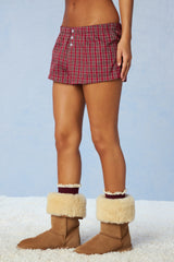 Dreaming Of Edikted Plaid Top