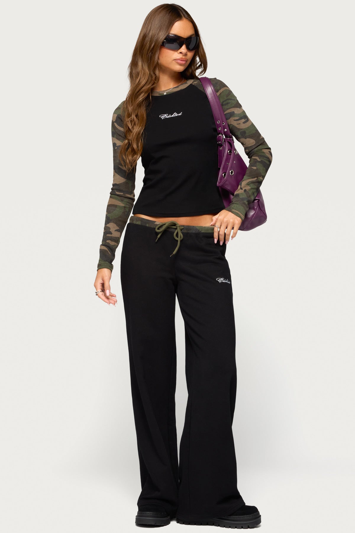 Taye Camo Waistband Joggers
