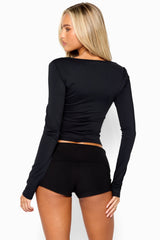 Trista V Neck Long Sleeve Top