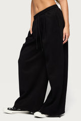 Brody Wide Leg Pleated Joggers