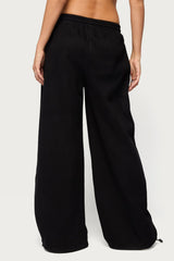 Brody Wide Leg Pleated Joggers