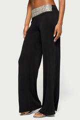 Tolly Beaded  Straight Leg Trousers