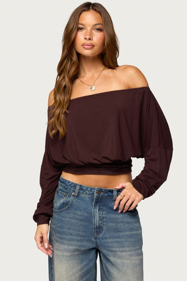 Hallen Off Shoulder Top view 1