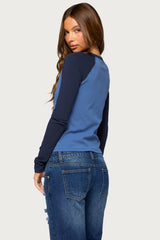 Edikted Just Living Raglan Graphic Top