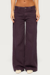 Haylee Low Rise Wide Leg Jeans