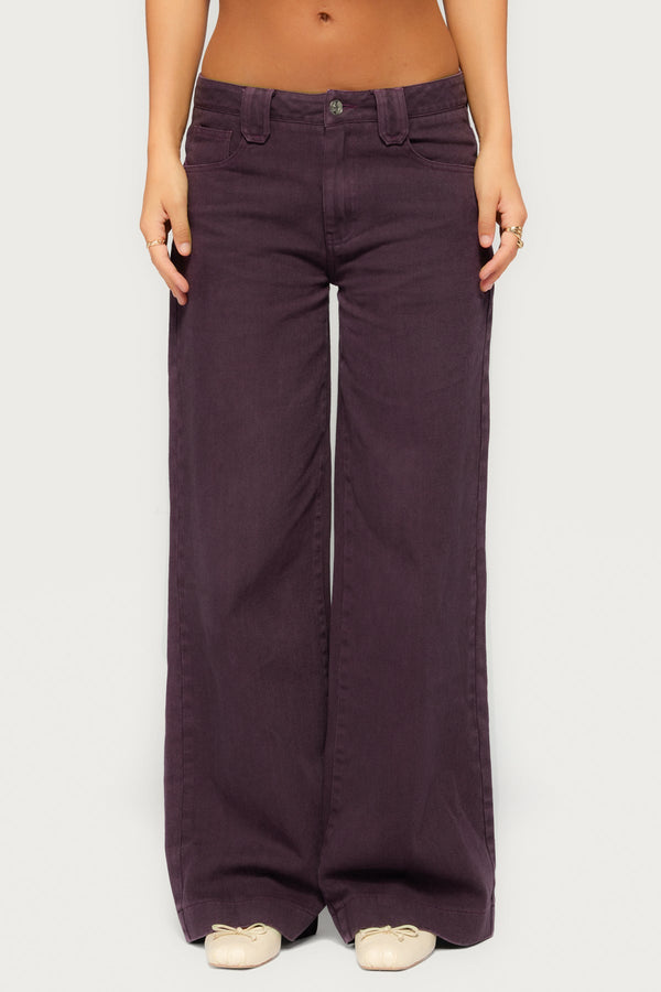 Haylee Low Rise Wide Leg Jeans view 2