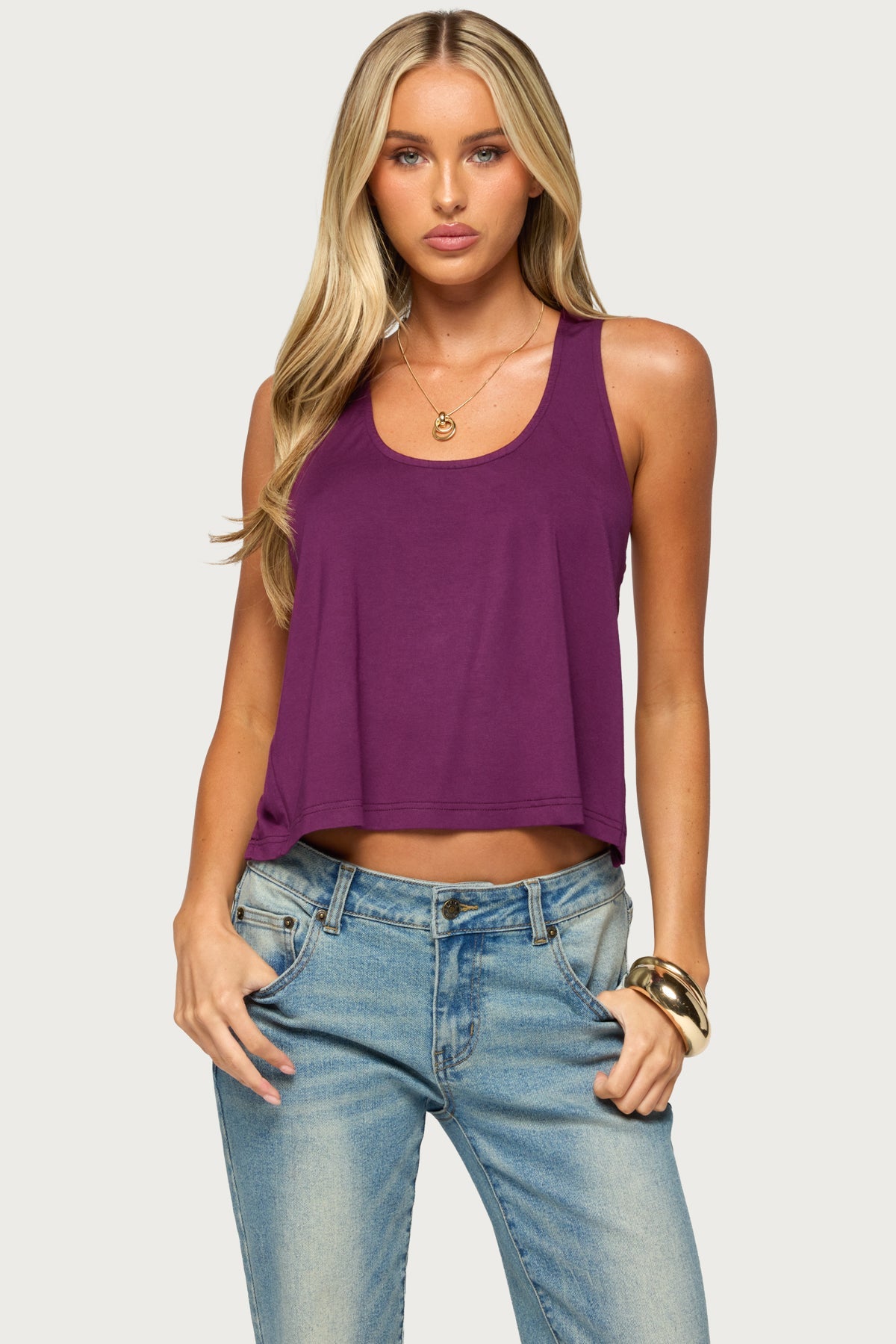 Welnie Backless Chain Top