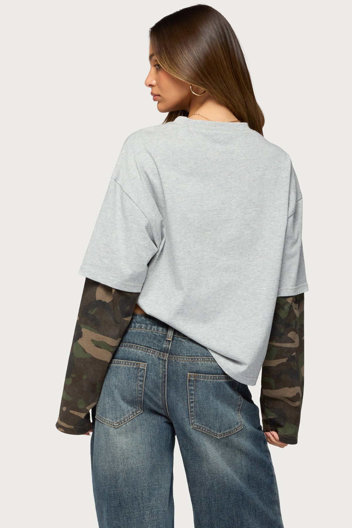Ellesse Contrast Camo T Shirt