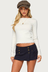 Kennah Lacey Knit Sweater