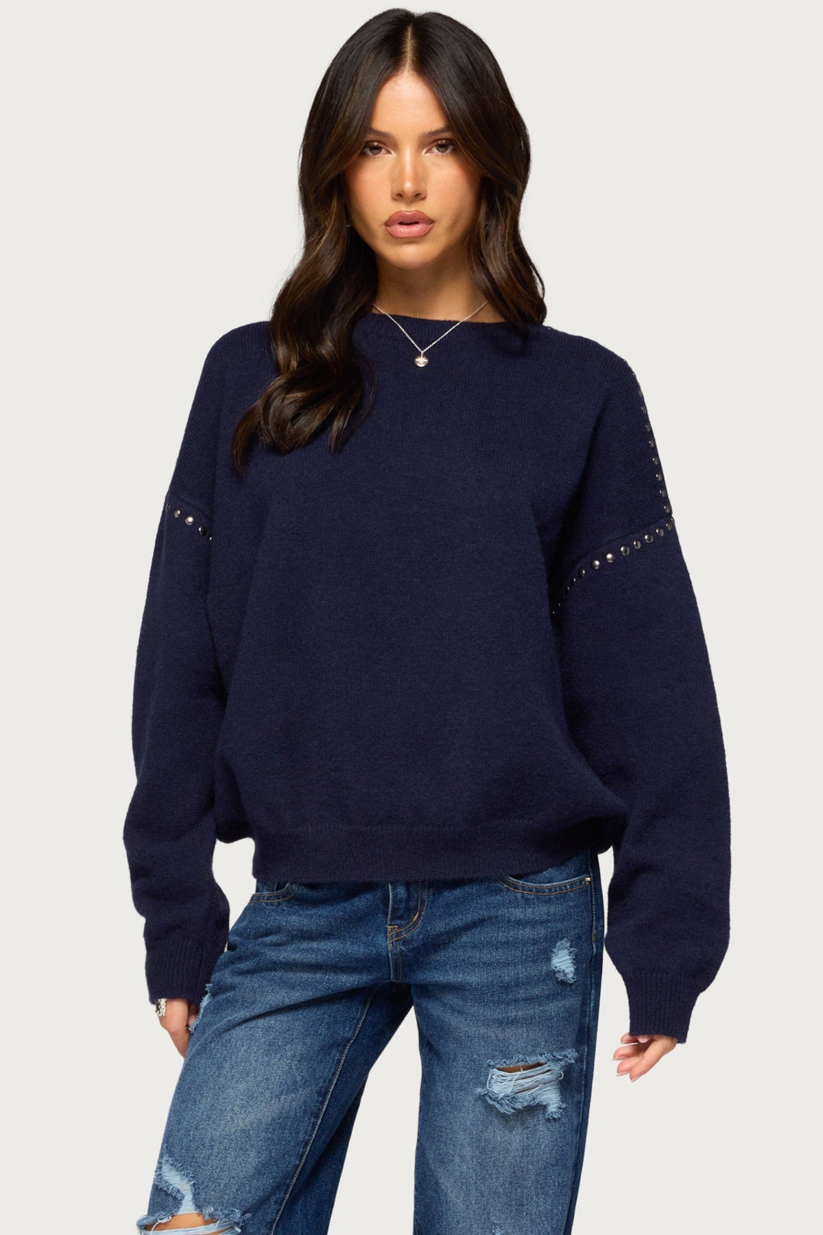 Camillah Studded Knit Sweater