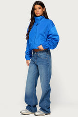 Presleigh High Neck Nylon Jacket
