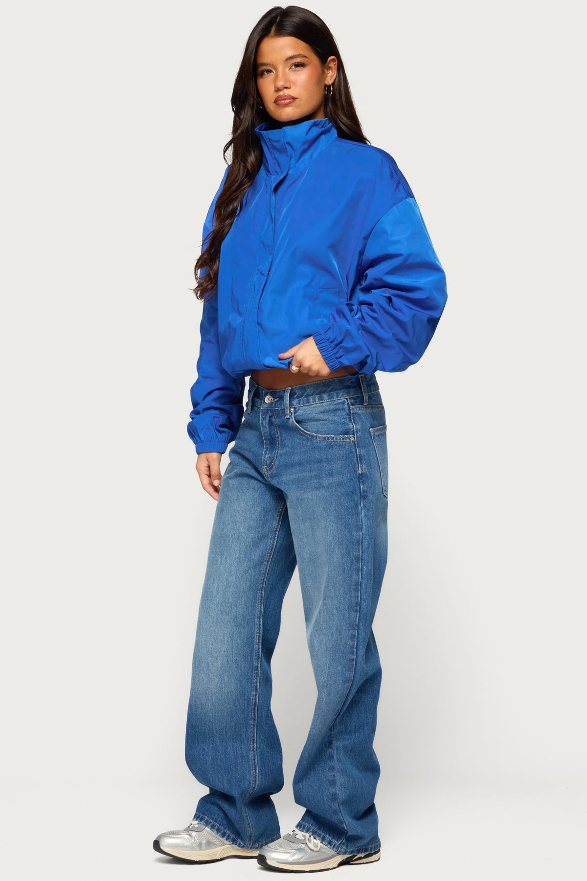 Presleigh High Neck Nylon Jacket