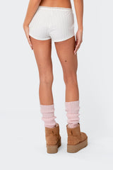 Prissy Pointelle Micro Shorts