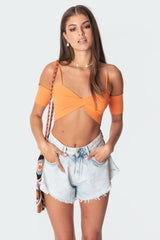 Ria Knitted Crop Top