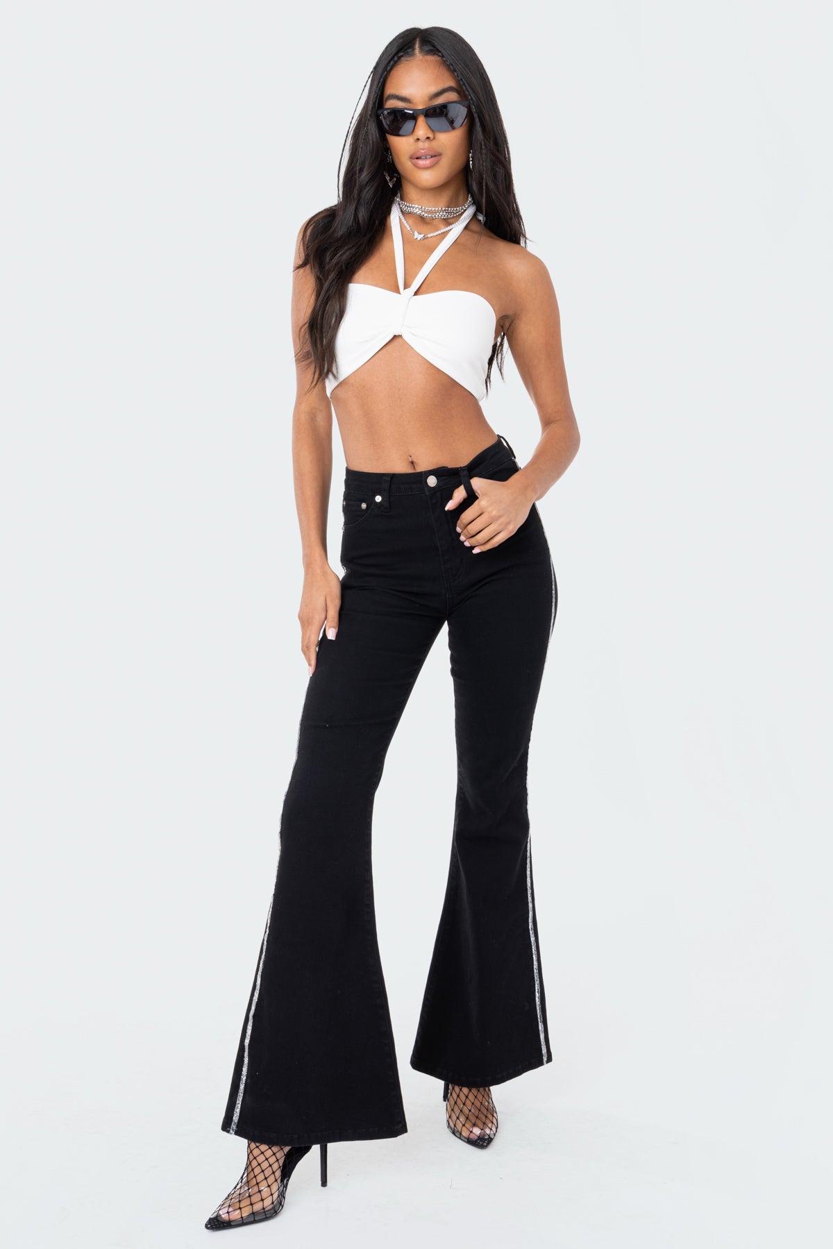 Kai Adjustable Strapless Crop Top