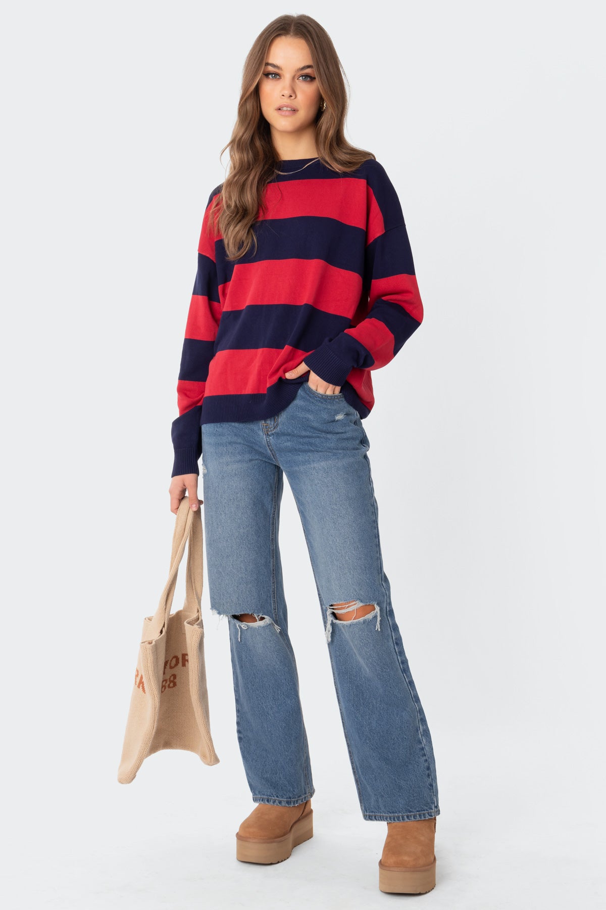 Logan Light Knit Oversized Sweater