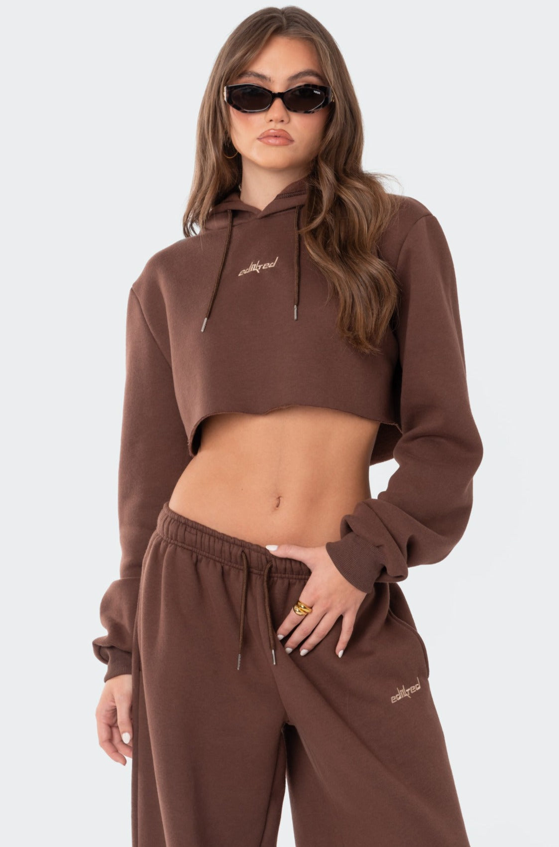 Brenna Cropped Hoodie