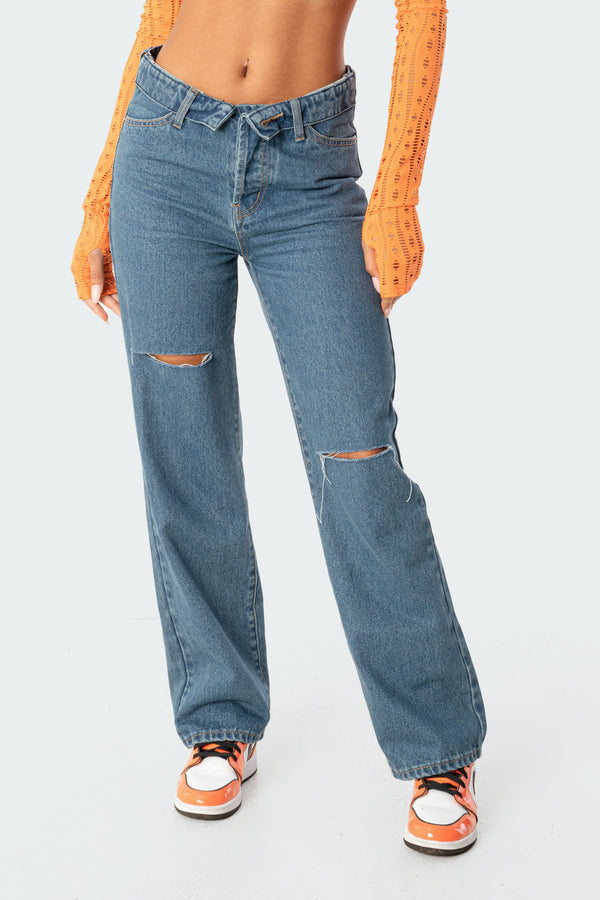 Raquel Folded Jeans