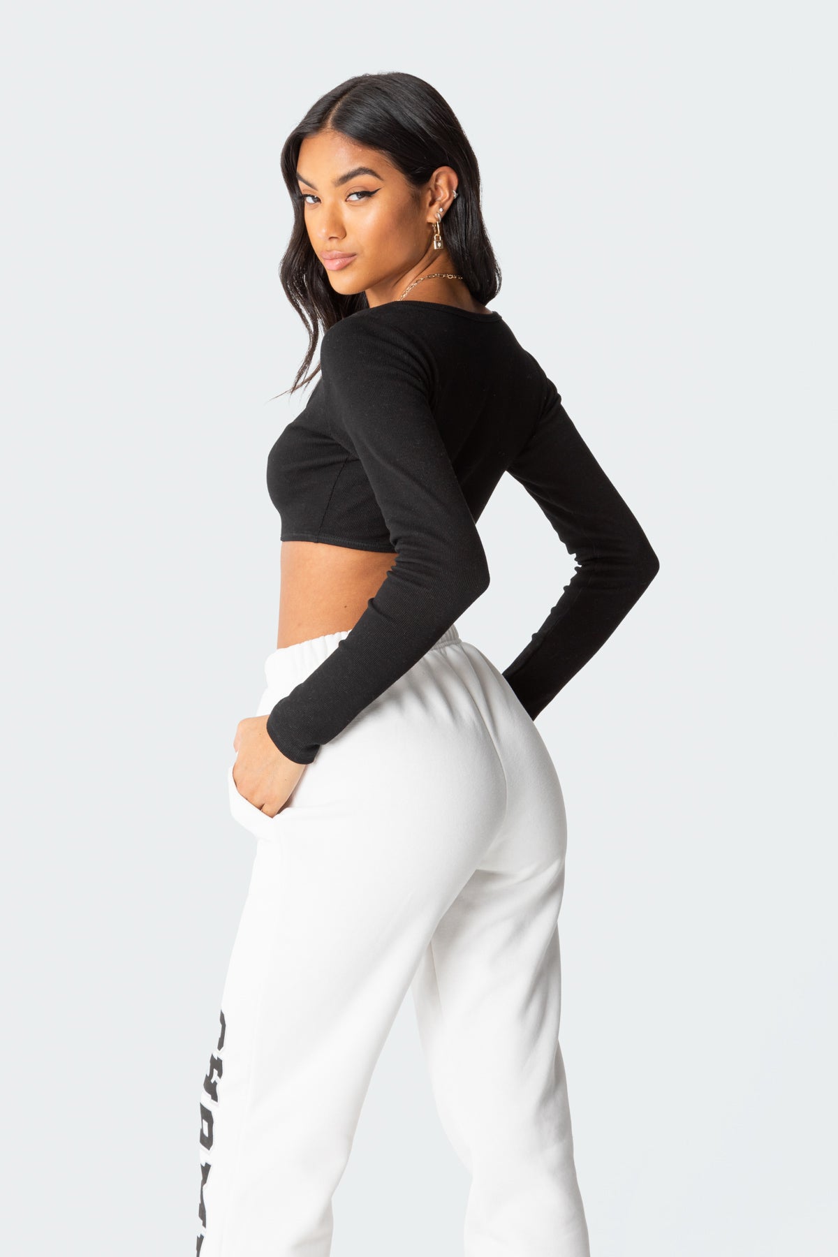 Romance Ribbed Crop Top