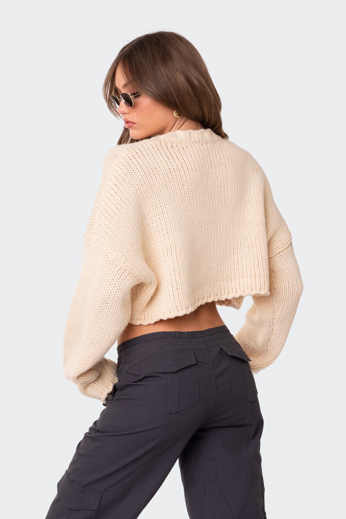 Mega Star Cropped Sweater