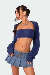 Cori Two Piece Knitted Bandeau Top