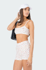 Primrose Waffle Crop Top