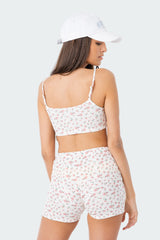 Primrose Waffle Crop Top