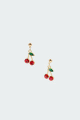 Cherry Drop Earrings