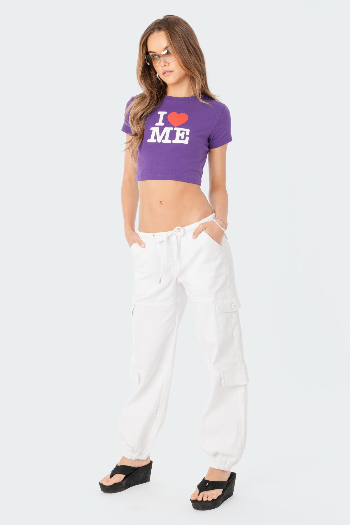 I Love Me Cropped T-Shirt