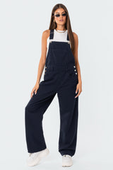 Sk8Ter Wide Leg Denim Overalls