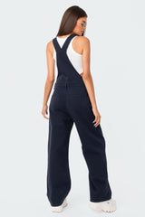 Sk8Ter Wide Leg Denim Overalls