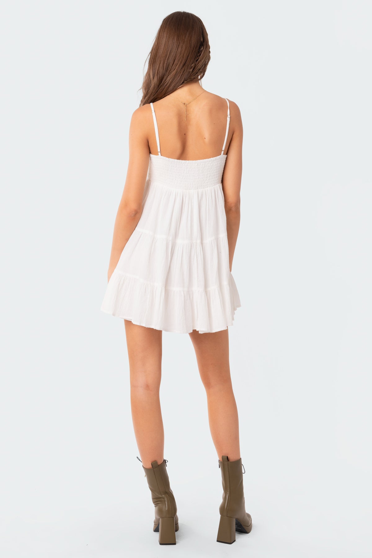 Ivory Oversized Mini Dress