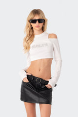 Salty Rhinestone Two-Piece Top