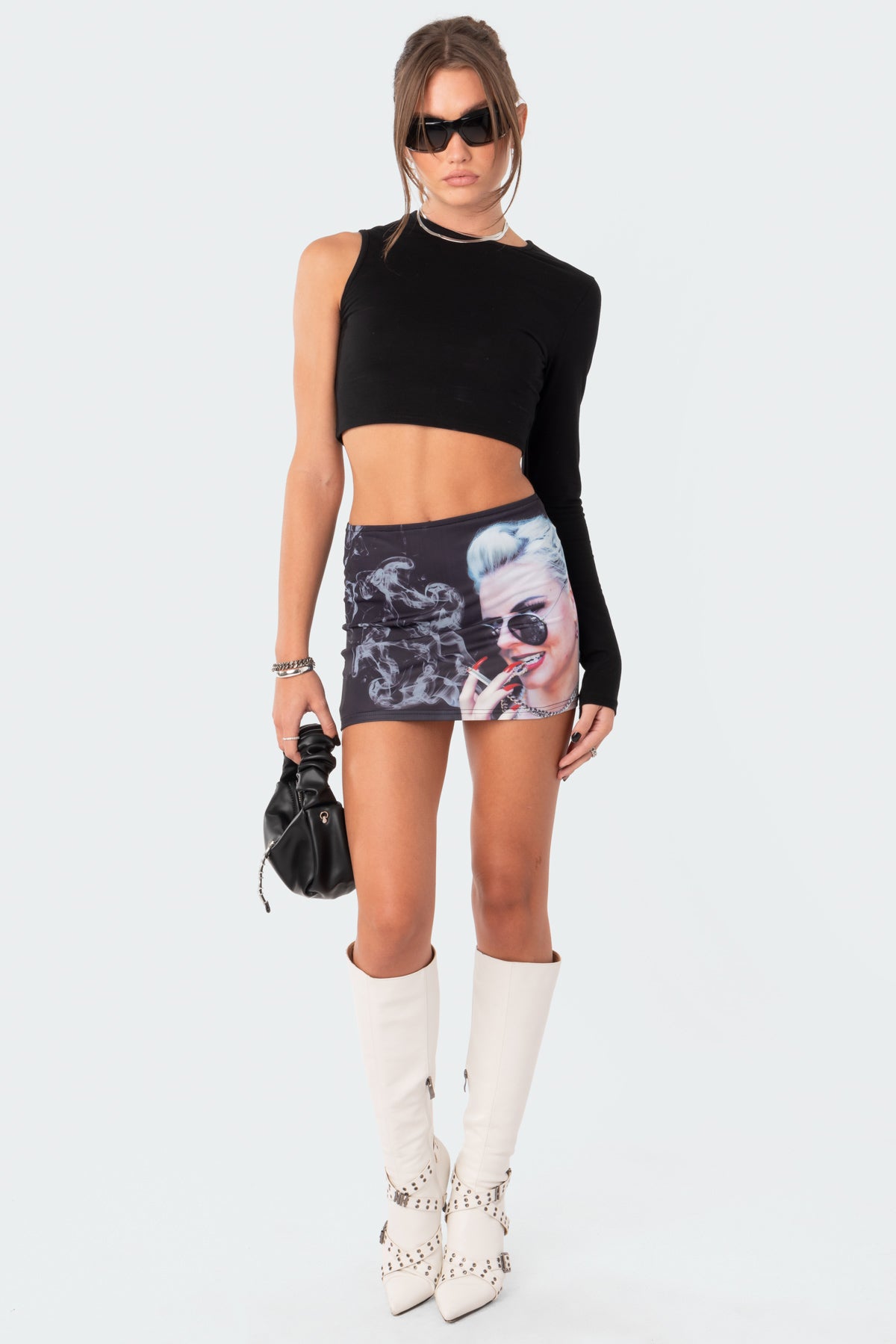 Smokin Low-Rise Mini Skirt