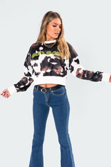 Bad Babe Neon Print Sweatshirt