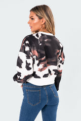 Bad Babe Neon Print Sweatshirt