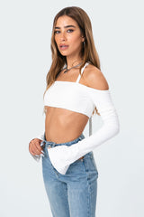 ALIYAH OFF SHOULDER CROP TOP (6066822643879)